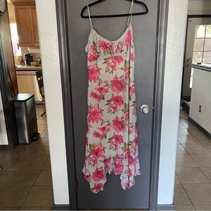 Floral Spaghetti Strap Dress